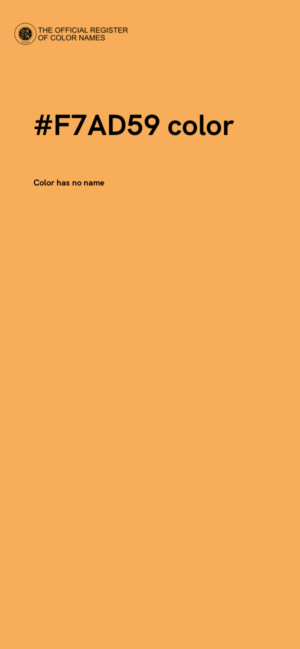 #F7AD59 color image
