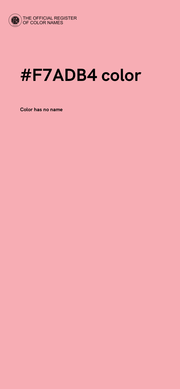 #F7ADB4 color image