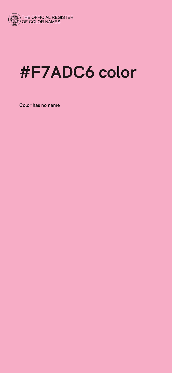 #F7ADC6 color image