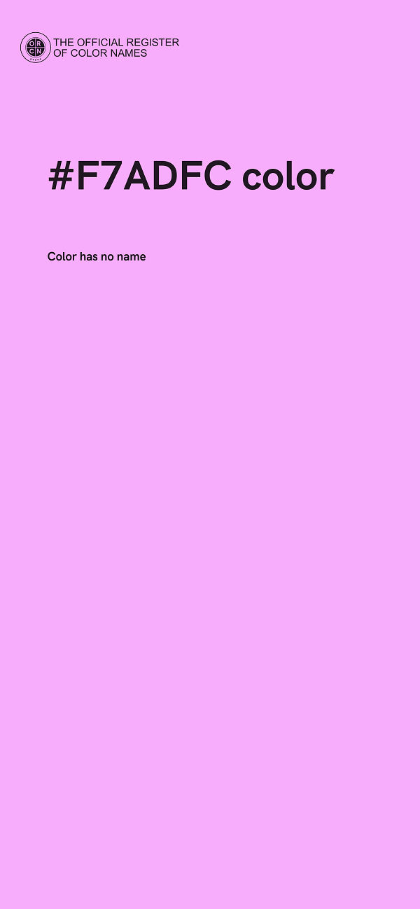 #F7ADFC color image
