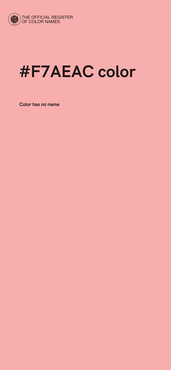 #F7AEAC color image