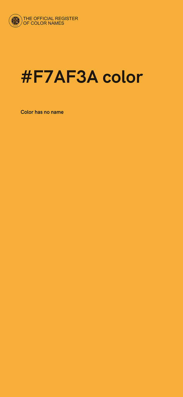 #F7AF3A color image