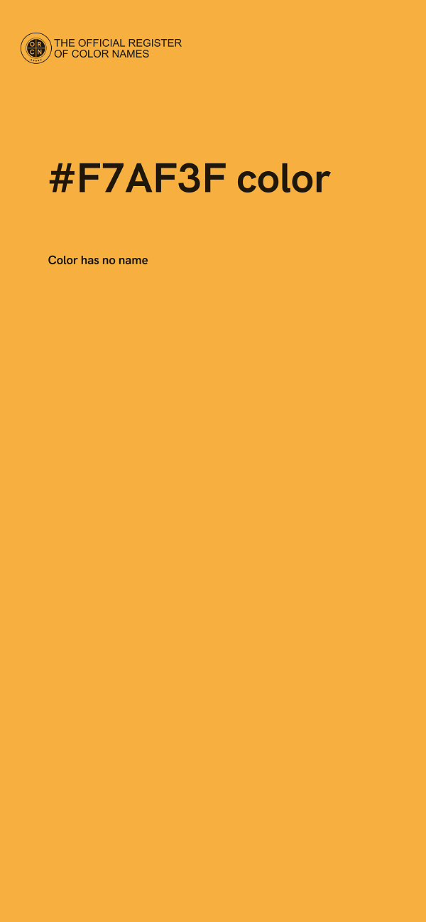 #F7AF3F color image