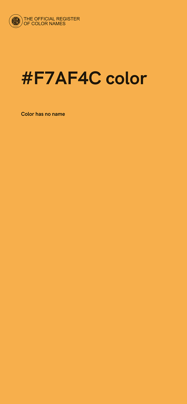 #F7AF4C color image