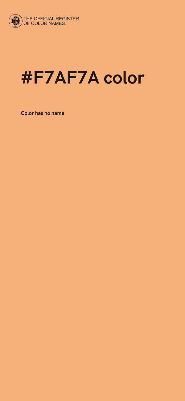 #F7AF7A color image