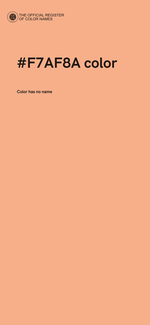 #F7AF8A color image
