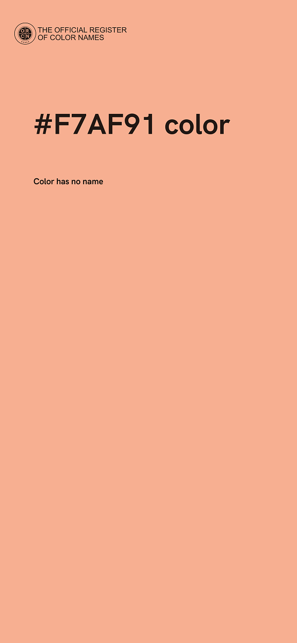 #F7AF91 color image