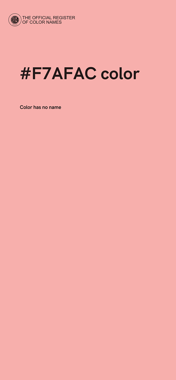 #F7AFAC color image