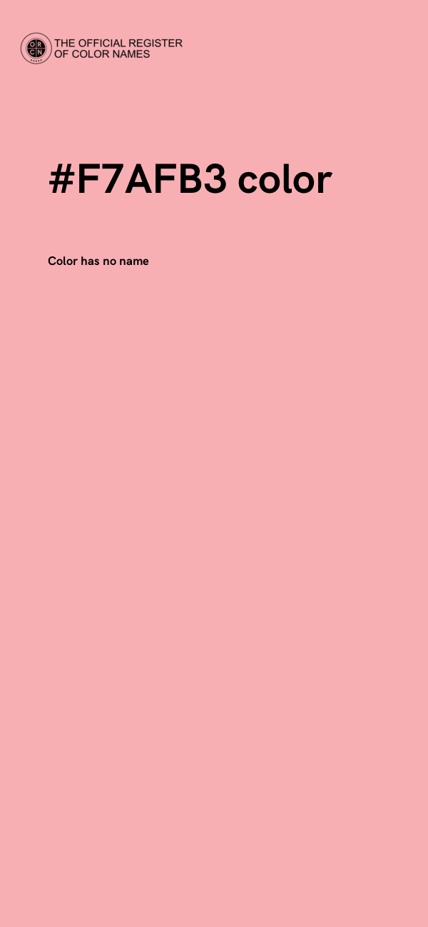 #F7AFB3 color image