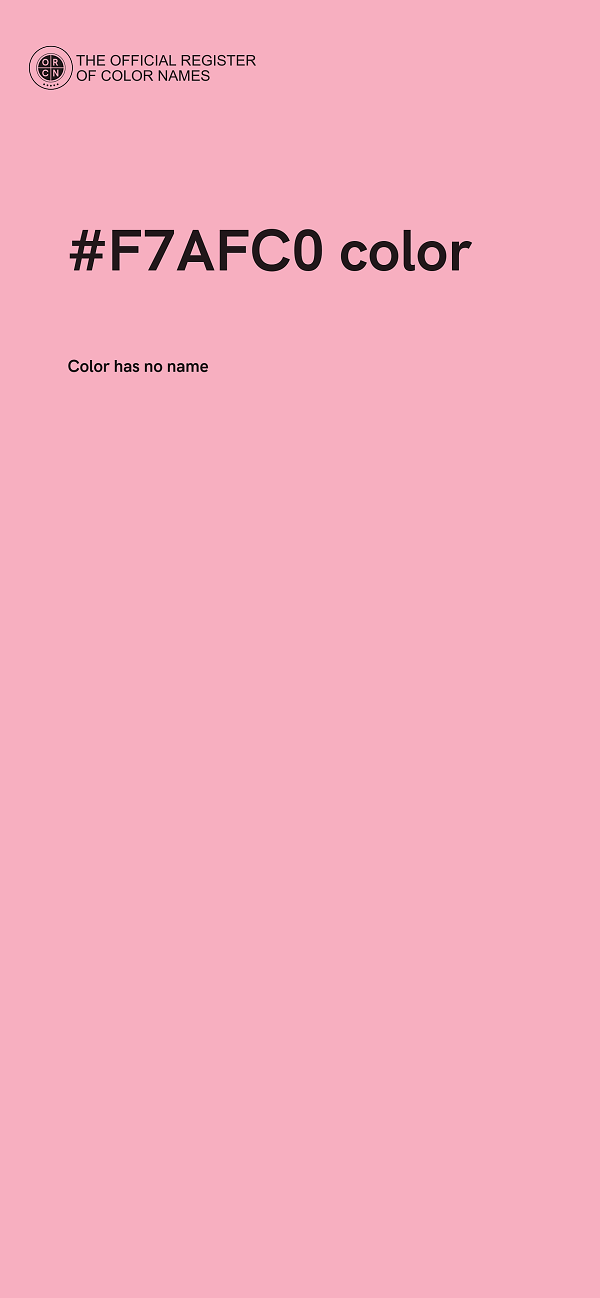 #F7AFC0 color image