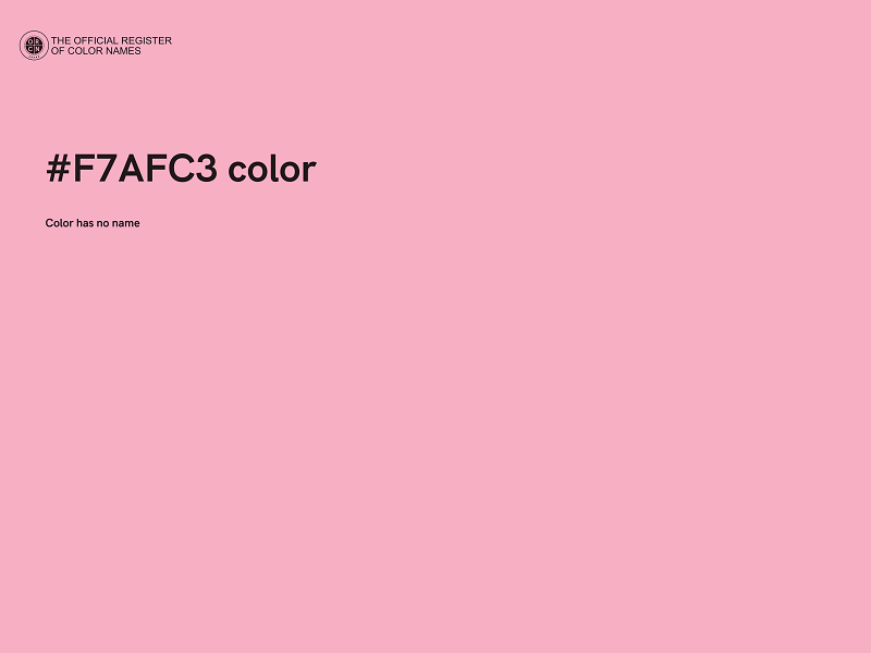 #F7AFC3 color image
