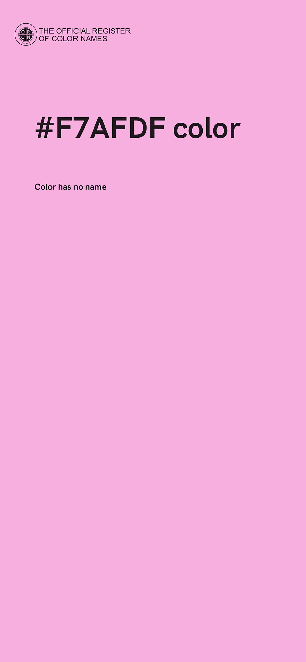 #F7AFDF color image