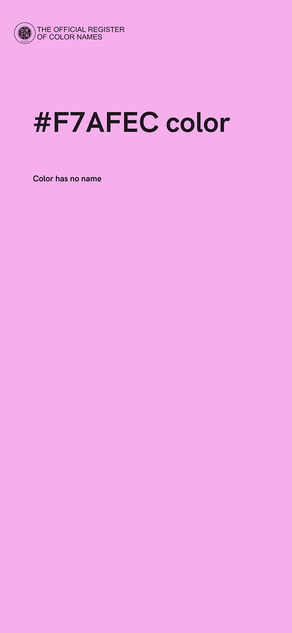 #F7AFEC color image