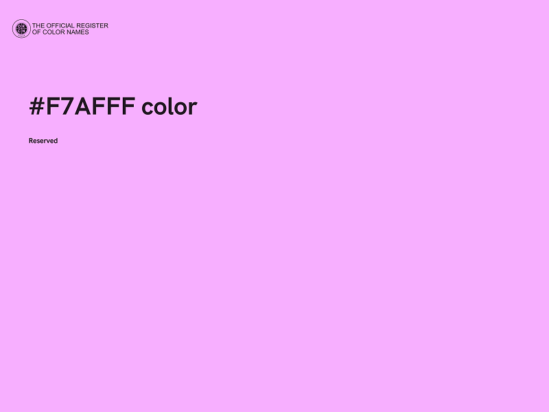 #F7AFFF color image