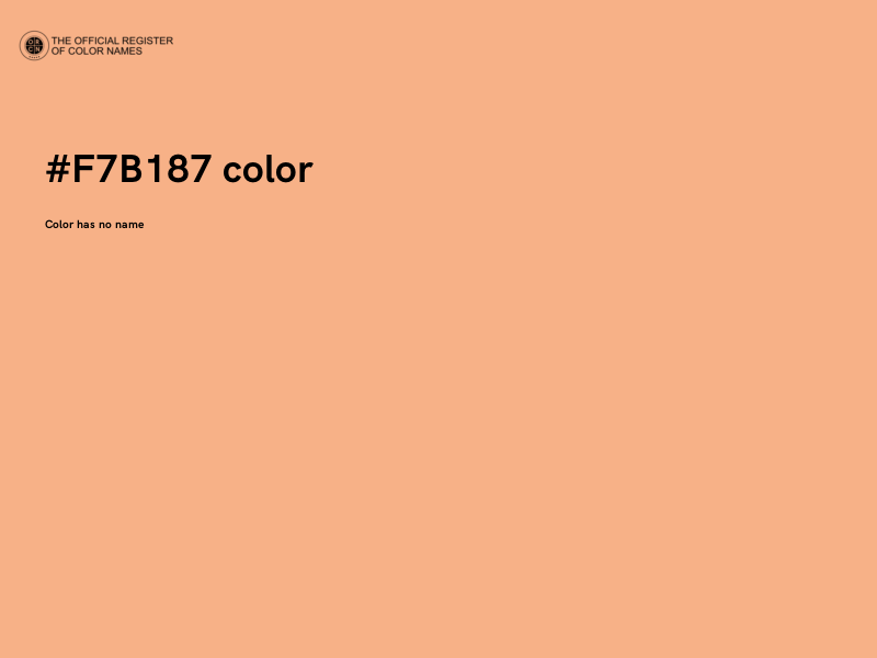 #F7B187 color image