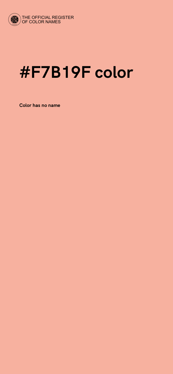 #F7B19F color image
