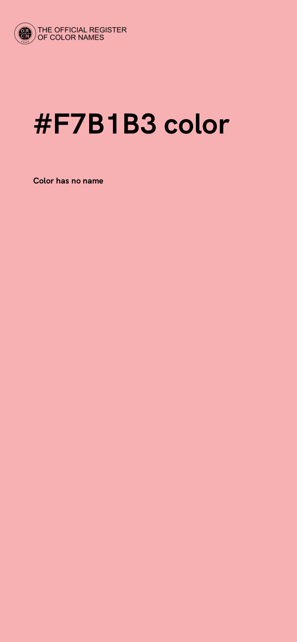 #F7B1B3 color image