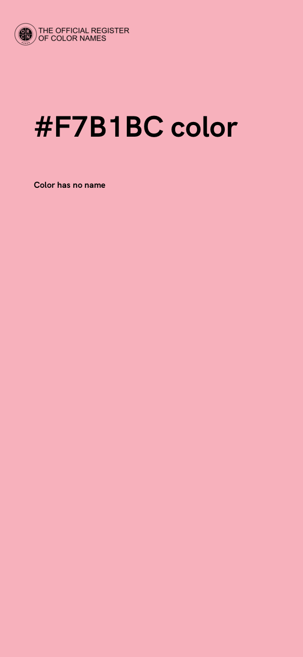 #F7B1BC color image
