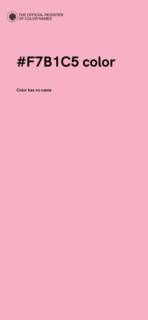 #F7B1C5 color image