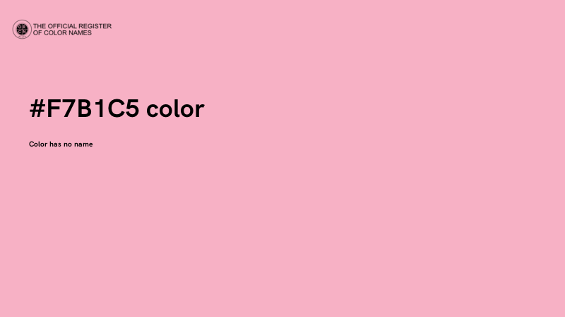 #F7B1C5 color image