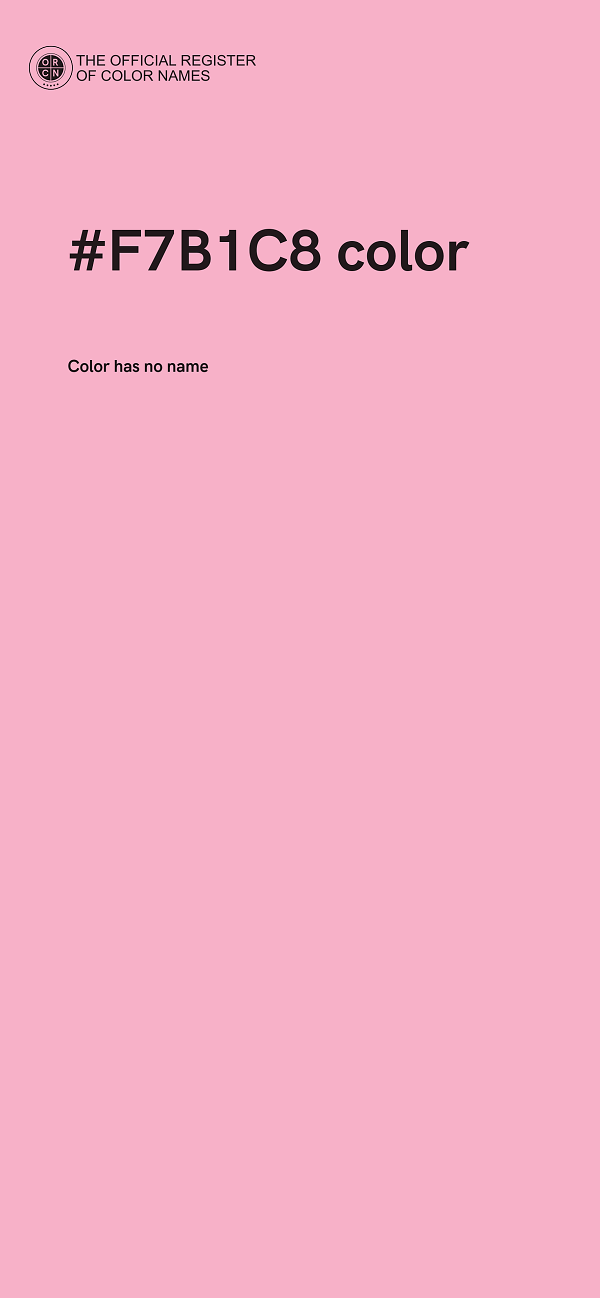 #F7B1C8 color image