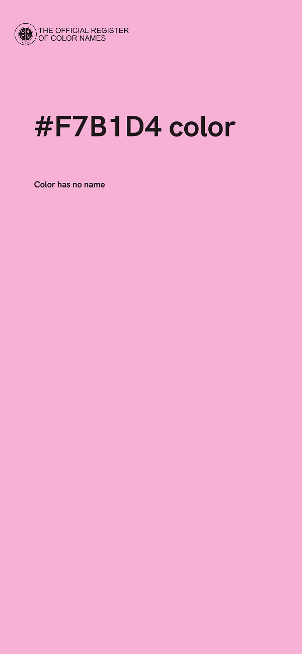 #F7B1D4 color image