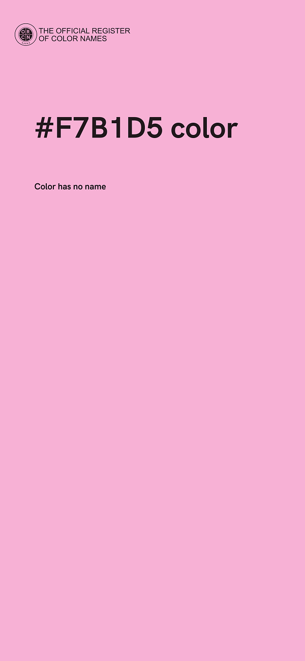 #F7B1D5 color image