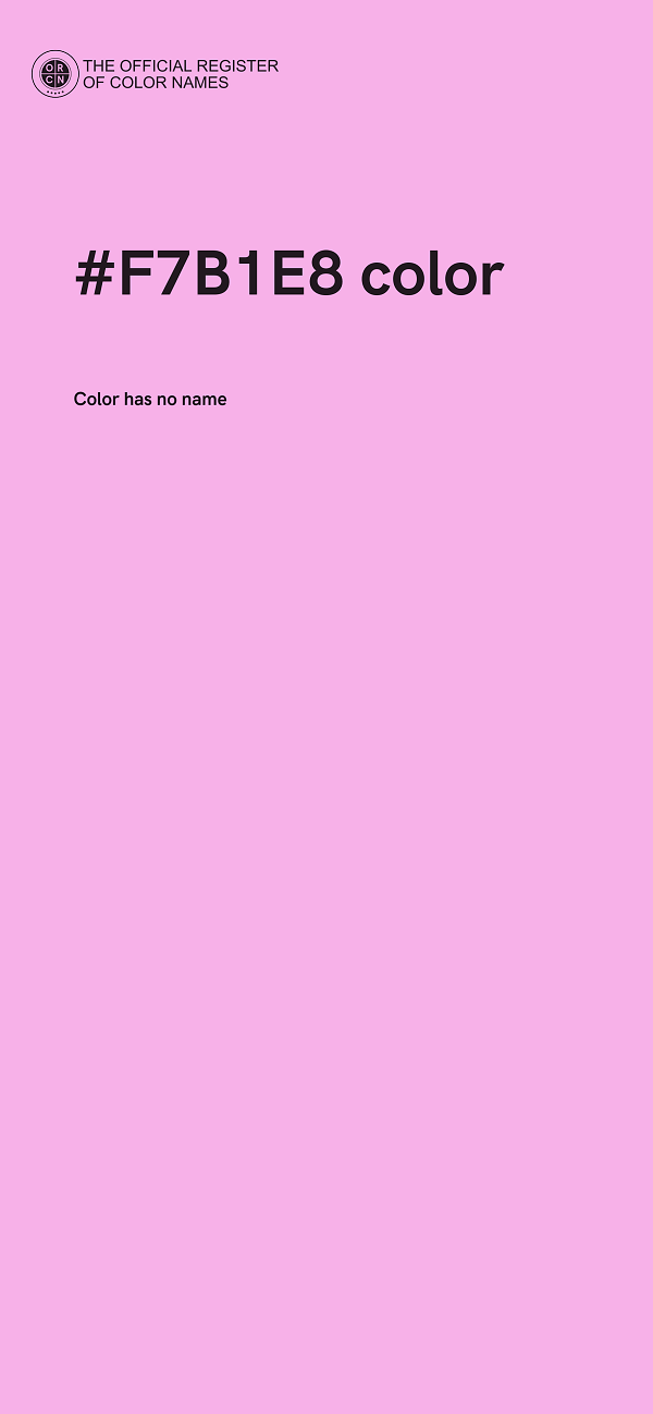 #F7B1E8 color image