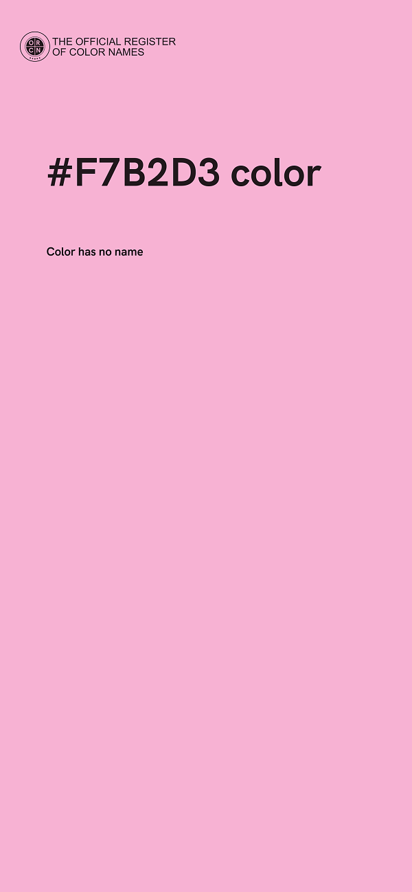 #F7B2D3 color image