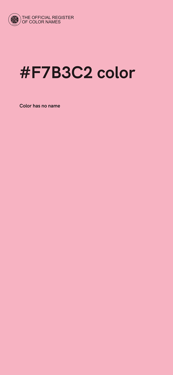 #F7B3C2 color image