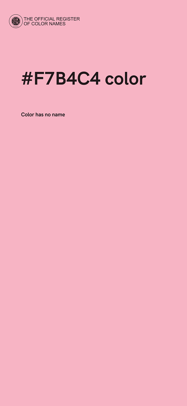 #F7B4C4 color image
