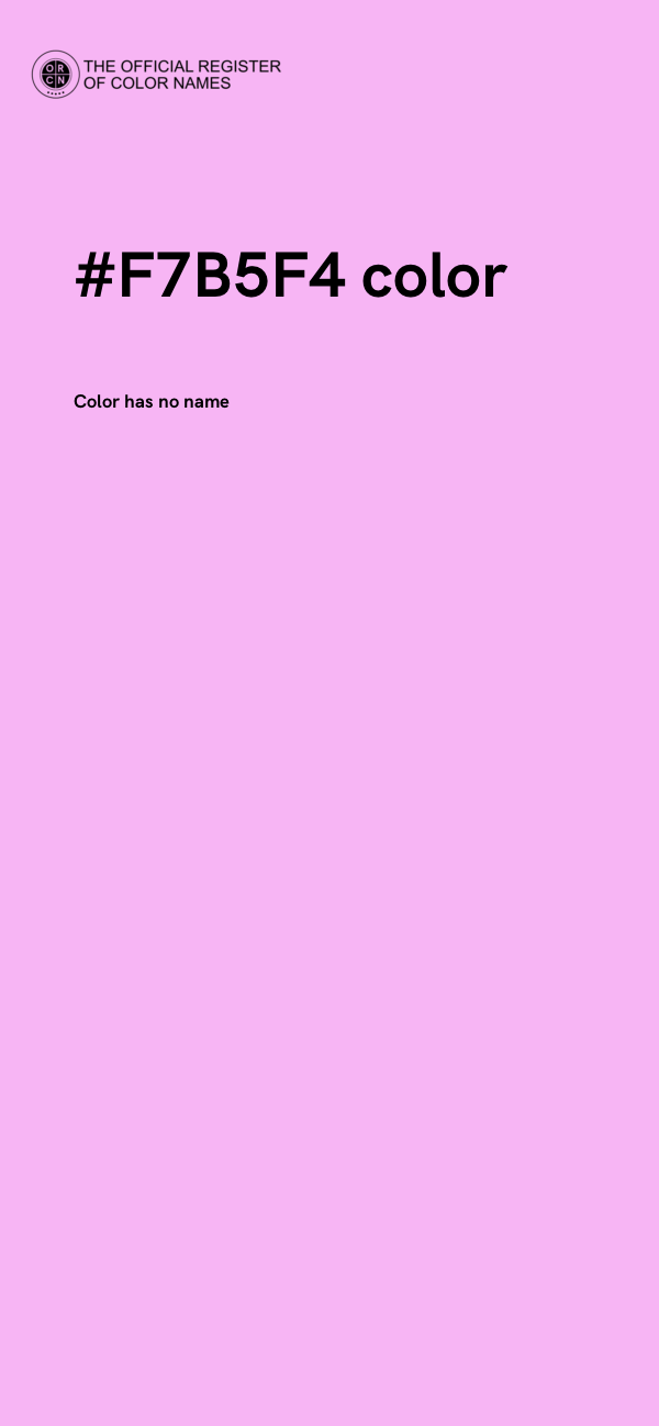 #F7B5F4 color image