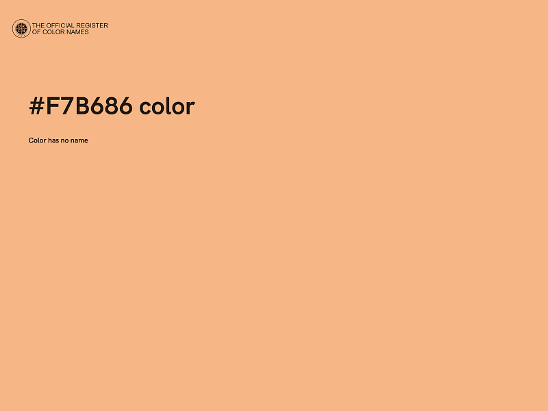 #F7B686 color image