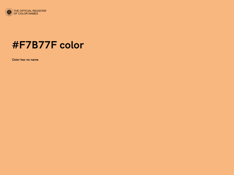 #F7B77F color image