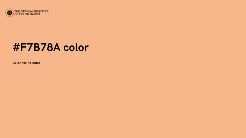 #F7B78A color image