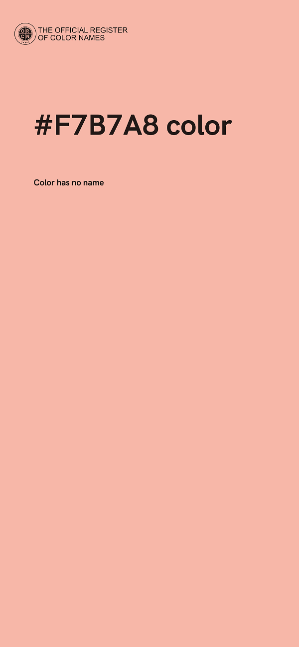 #F7B7A8 color image