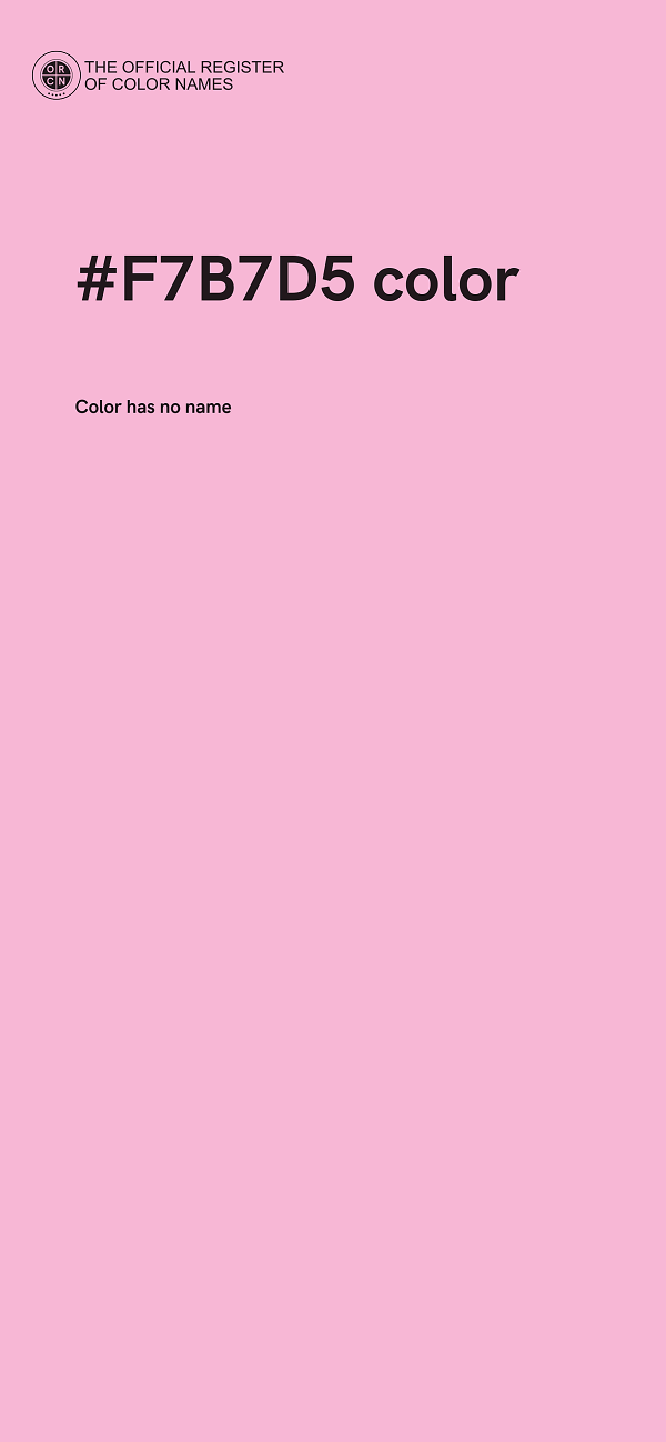 #F7B7D5 color image