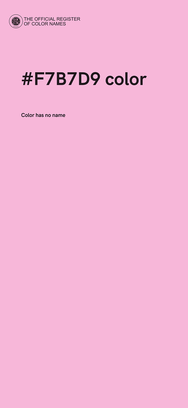#F7B7D9 color image