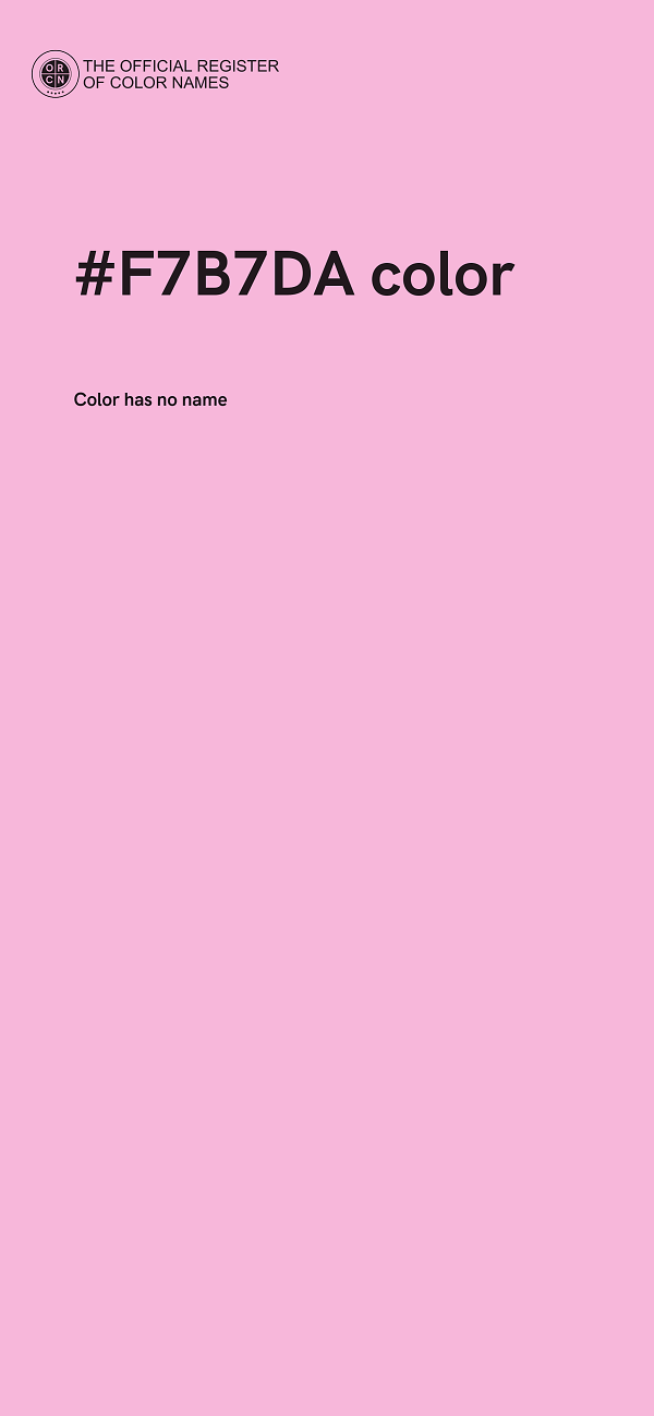 #F7B7DA color image