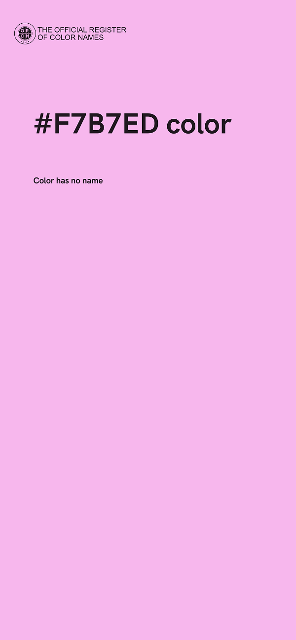 #F7B7ED color image