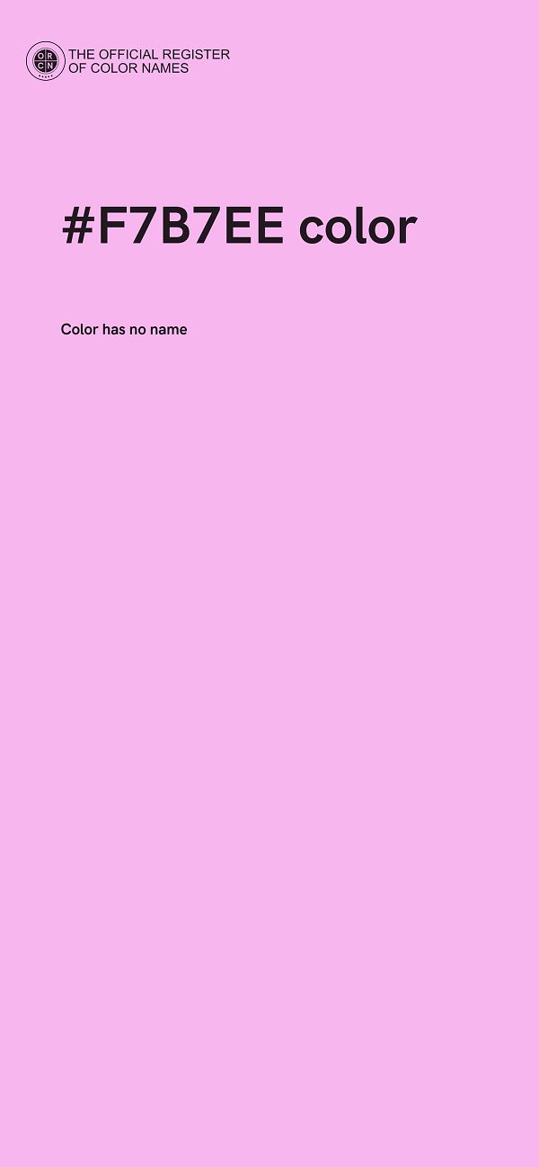 #F7B7EE color image