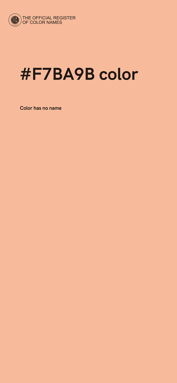 #F7BA9B color image