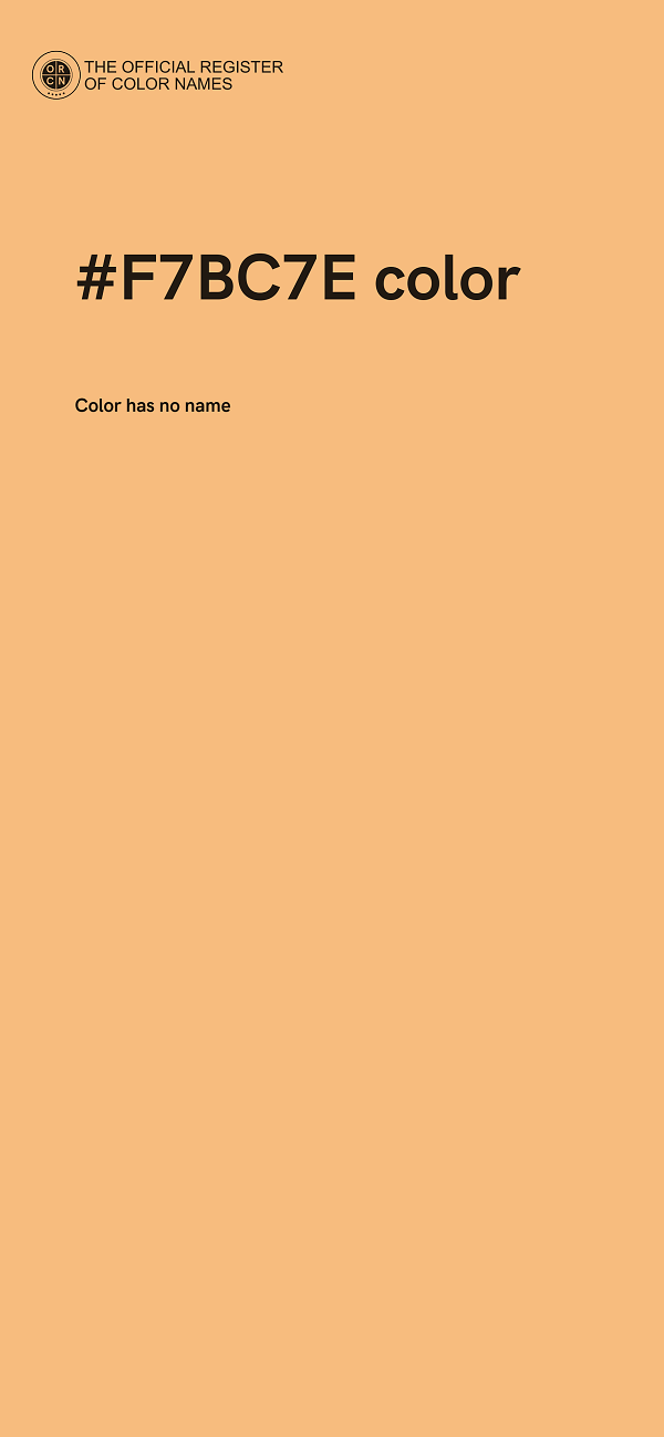 #F7BC7E color image
