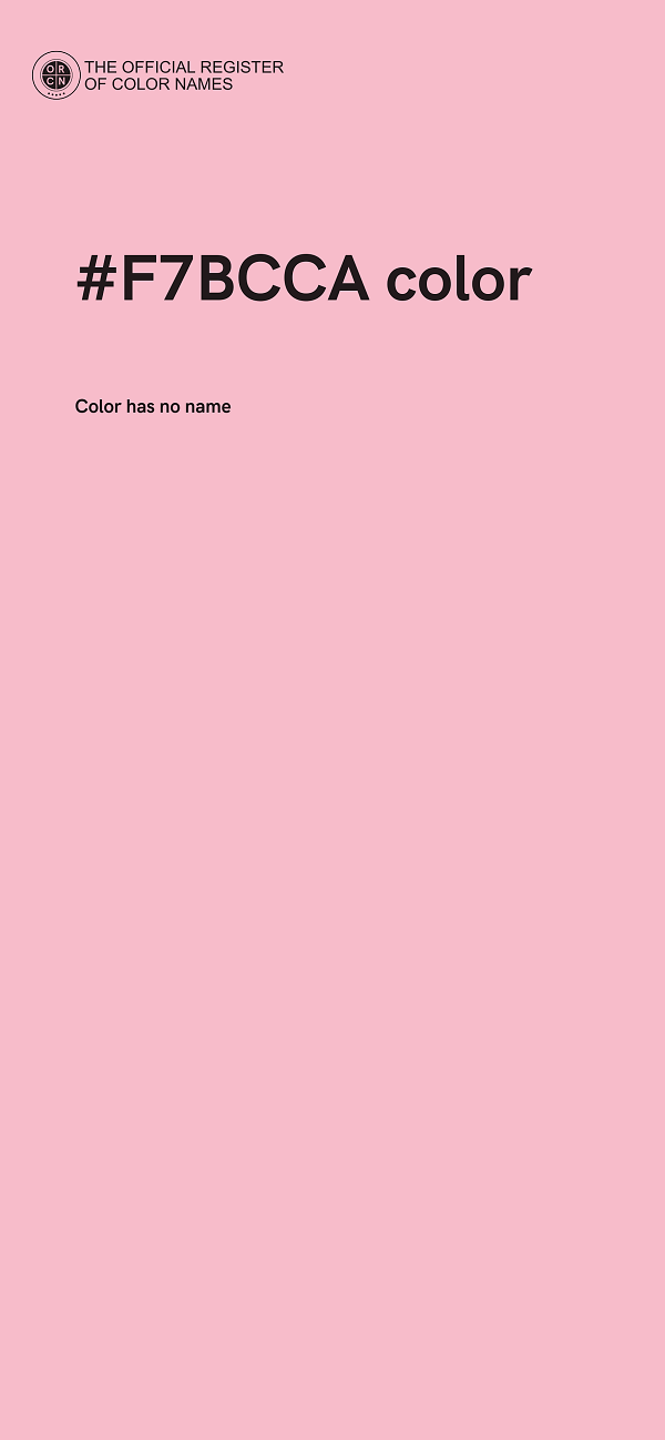 #F7BCCA color image