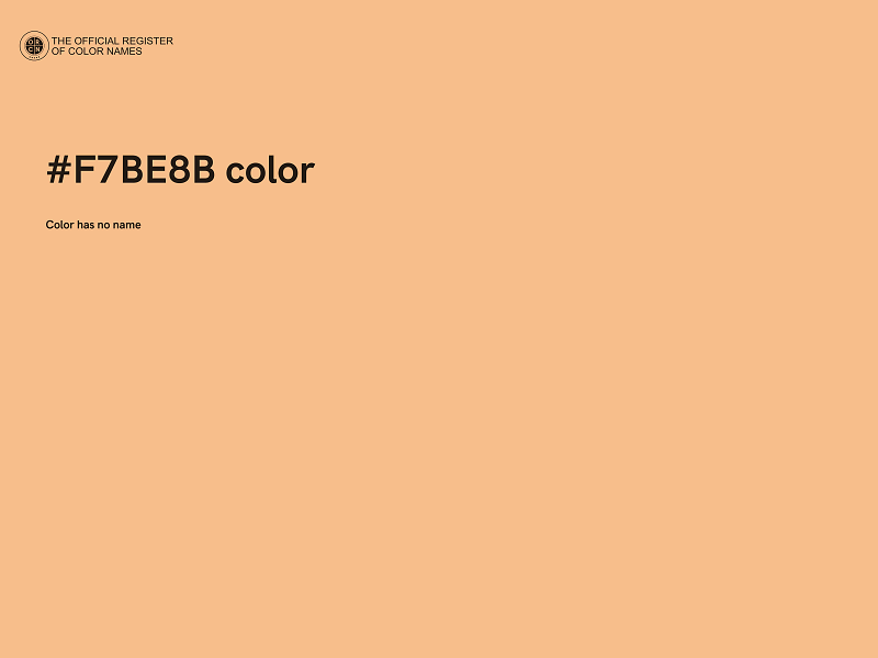 #F7BE8B color image