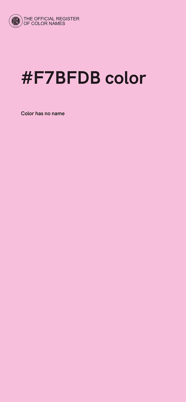 #F7BFDB color image