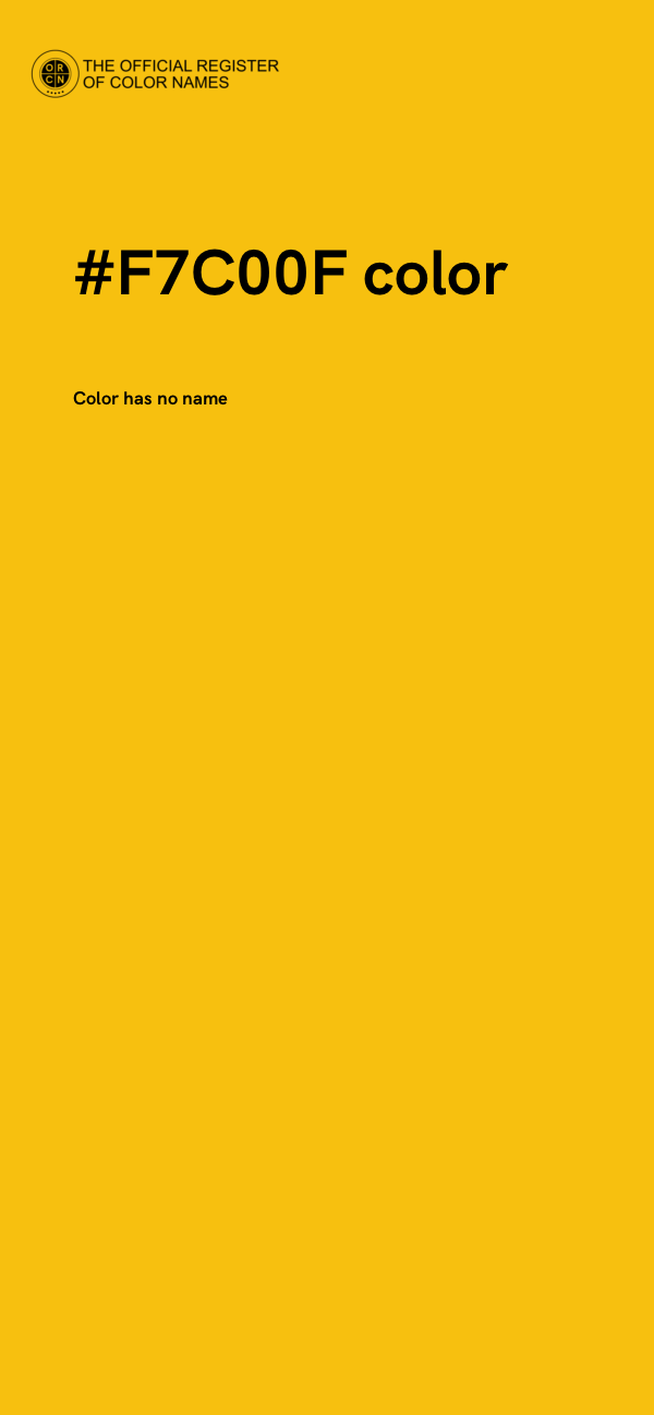#F7C00F color image