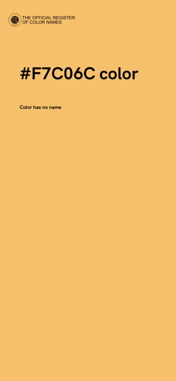 #F7C06C color image