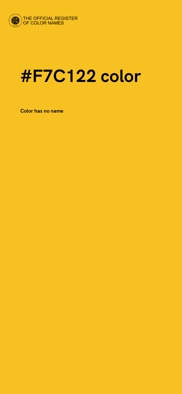 #F7C122 color image
