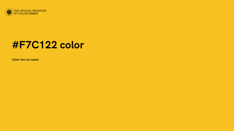 #F7C122 color image